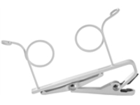 SHURE RK187T2-W DUAL TIE CLIP WHITE