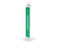 Compulocks BrandMe VESA Brandable Floor Stand For Tablets White