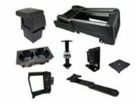 Havis VSX - Mounting kit (adapter plate, console box, arm rest, cup holder, dashboard mount, printer mount, 8-position fuse block, pole mount kit)