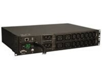 Tripp Lite PDU Monitored 208V/240V 30A 12 C13; 4 C19 L6-30P Horizontal 2URM