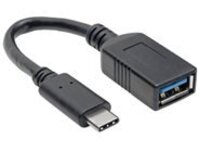 Tripp Lite USB Type-C to USB Type-A Adapter Cable, M/F, 3.1, Gen 1, 5 Gbps, USB-IF, 6 in.