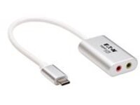 Tripp Lite USB C to 3.5mm Stero Audio Adapter for Microphone Headphones