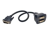 Tripp Lite 1ft DVI Y Splitter Video Monitor Cable DVI-D M/2xF 1&#x27;
