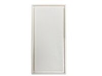 BLANK SNAP-IN INSERT EUROPEAN STYLE VERTICAL 22.5 X 44MM WHITE