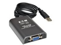 Tripp Lite USB 2.0 to VGA Dual Multi-Monitor External Video Graphics Card Adapter 1080p 60Hz