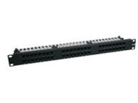 Tripp Lite 48-Port Cat6 Cat5 Patch Panel High Density 110 Punch down Rackmount 1URM TAA