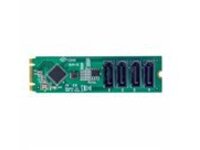 Startech 4-Port M.2 to SATA Adapter Card, M.2 PCIe 3.0 to SATA HDD/SSD Expansion Card, ASM1064 Chipset, M.2 NVMe to 4x HDD/SSD for Windows/macOS/Linux