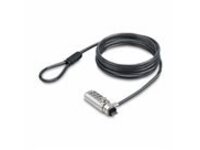 SLIM LAPTOP CABLE LOCK 6.6FT K-SLOT COMPATIBLE COMBINATION