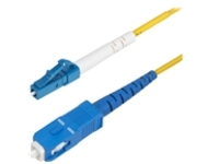 Startech 5m (16.4ft) LC to SC (UPC) OS2 Single Mode Fiber Cable