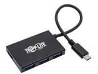 Tripp Lite USB C Hub 4-Port USB-A Compact USB 3.1 Gen 1 Portable Aluminum Housing Thunderbolt 3 Compatible 5 Gbps