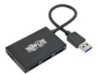 Tripp Lite USB 3.0 Hub SuperSpeed Slim 4 USB-A Ports 5Gbps Compact Aluminum