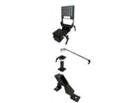Havis Premium - Mounting kit (heavy duty vehicle specific base plate, heavy duty pole with height adjust handle, keyboard mount, motion device, stability support arm, monitor mount)