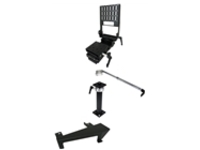 Havis Premium - Mounting kit (heavy duty vehicle specific base plate, heavy duty pole with height adjust handle, keyboard mount, motion device, stability support arm, monitor mount)
