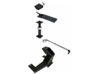 Havis Standard - Mounting kit (telescopic pole, top offset platform, heavy duty pole without height adjust handle, tilt/swivel motion device, side support arm)