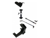 Havis Premium - Mounting kit (heavy duty vehicle specific base plate, heavy duty pole with height adjust handle, swing arm, tilt/swivel motion device, stability support arm)