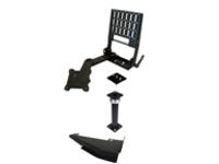 Havis Standard - Mounting kit (telescopic pole, top offset platform, heavy duty pole without height adjust handle, swivel arm, monitor mount)