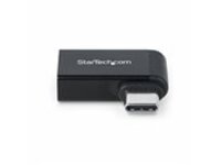 StarTech.com Right Angled USB-C to USB-A Adapter, USB 5Gbps, Compact USB-C Male to USB-A Female Adapter, Metal Housing, M/F