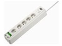 ESSEN SURGEARREST 5 OUTLETS 5V 2.4A 2 USB CHARGER 230V