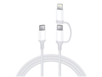 4XEM - USB cable - 24 pin USB-C (M) to 24 pin USB-C, Lightning (M)