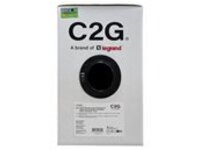 C2G 1000ft (304.8m) TAA-Compliant Cat5e Bulk Unshielded (UTP) Ethernet Network Cable with Stranded Conductors In-Wall CM-Rated