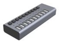 4XEM - Hub - 10 x SuperSpeed USB 3.0