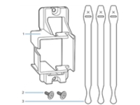 Zebra - Port/cable protector kit (pack of 5)
