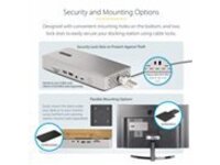 StarTech.com Thunderbolt 4 Multi-Display Docking Station, Quad/Triple/Dual Monitor Dock, 2x HDMI/2x DisplayPort, 7x USB Hub, 2.5 Gigabit Ethernet, 98W Power Delivery, for Windows/MacBook