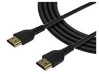 StarTech.com 1m Premium Certified HDMI 2.0 Cable with Ethernet, Durable High Speed UHD 4K 60Hz HDR 10, 3ft Rugged M/M HDMI Cord with Aramid Fiber, TPE, Ultra HD Monitors, TVs &amp; Displays