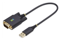 StarTech.com 1ft (30cm) USB to Serial Adapter Cable, COM Retention, RS232