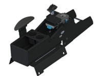 Gamber-Johnson - Mounting kit (console box, magnetic phone holder, arm rest, cup holder, Mongoose XLE 9" motion attachment, leg kit)