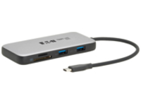 Eaton Tripp Lite Series USB-C Multiport Adapter 4K60Hz HDMI USB 3.2 Gen 2 Memory Card Slots 100W PD Charging