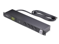 StarTech.com 16-Outlet Rack Mount Metered PDU, 1U Server Power Strip, TAA