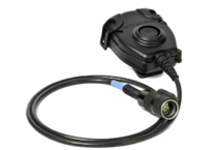 3M PELTOR PUSH-TO-TALK (PTT) ADAPTER MILITARY RADIO FL5601-02, WITH 6-PIN MIL-C-