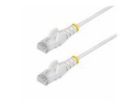 StarTech.com 4ft White Slim CAT6 Ethernet Cable, Snagless, 28AWG, LSZH