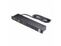 StarTech.com 16-Outlet Rack Mount Metered PDU, 1U Server Power Strip, TAA
