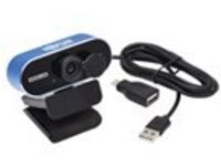 Eaton Tripp Lite Series USB Webcam with Microphone, Lens Cover and LEDs for Laptops and Desktop PCs 1080p HD