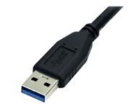 StarTech.com 0.5m (1.5ft) Black SuperSpeed USB 3.0 Cable A to Micro B