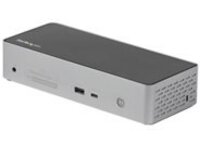 StarTech.com USB-C Dock, 4K 60Hz Quad Monitor DisplayPort &amp; HDMI, Universal USB C Docking Station with 100W Power Delivery Charging, USB Hub w/ 1x USB Type-C &amp; 3x USB-A, Ethernet, Audio