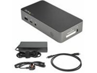Startech USB-C Dock, Dual Monitor 1080p HDMI Laptop Docking Station, 60W Power Delivery, 1x USB-C, 3x USB-A, Ethernet, Dual HDMI Video Display USB 3.1 Gen 1 Type-C Dock, Mac & Windows