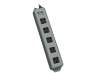 Tripp Lite Waber Industrial Power Strip 5 Outlet 6&#x27; Cord Switchless 5-15P