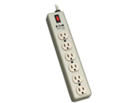 Tripp Lite Waber Power Strip Metal 5-15R 6 Outlet 5-15P 6' Cord
