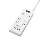 Tripp Lite 6-Outlet Surge Protector with 4 USB Ports (4.2A Shared)