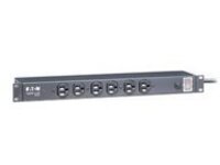 Tripp Lite Power Strip Rackmount Metal 120V 5-15R 6 Front Face Outlet 1URM
