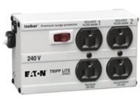 Tripp Lite Isobar Surge Protector Metal 230V 4 Outlet 1.8M Cord 330 Joules