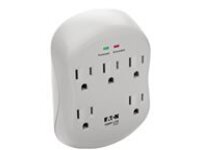 Tripp Lite Surge Protector Wallmount Direct Plug In 5 Outlet RJ11 1080 Joules