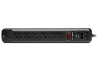 Tripp Lite Surge Protector Power Strip 120V Right Angle 7 Outlet RJ11 Black