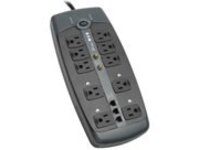 Tripp Lite Protect It! 10-Outlet Surge Protector, 8-ft. Cord, 3345 Joules, Tel/Modem/Coaxial Protection