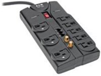 Tripp Lite Surge Protector Power Strip 120V 8 Outlet RJ11 Coax 8' Cord 2160 Joule