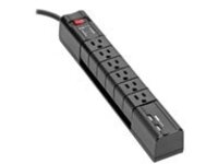 Tripp Lite Surge 6 Outlet 3.4A USB Charger Tablet Smartphone Ipad Iphone