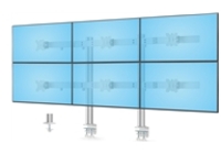 StarTech.com Six-Monitor Desk Mount w/ Crossbar, Up To 32&quot; Screens/17.6lb